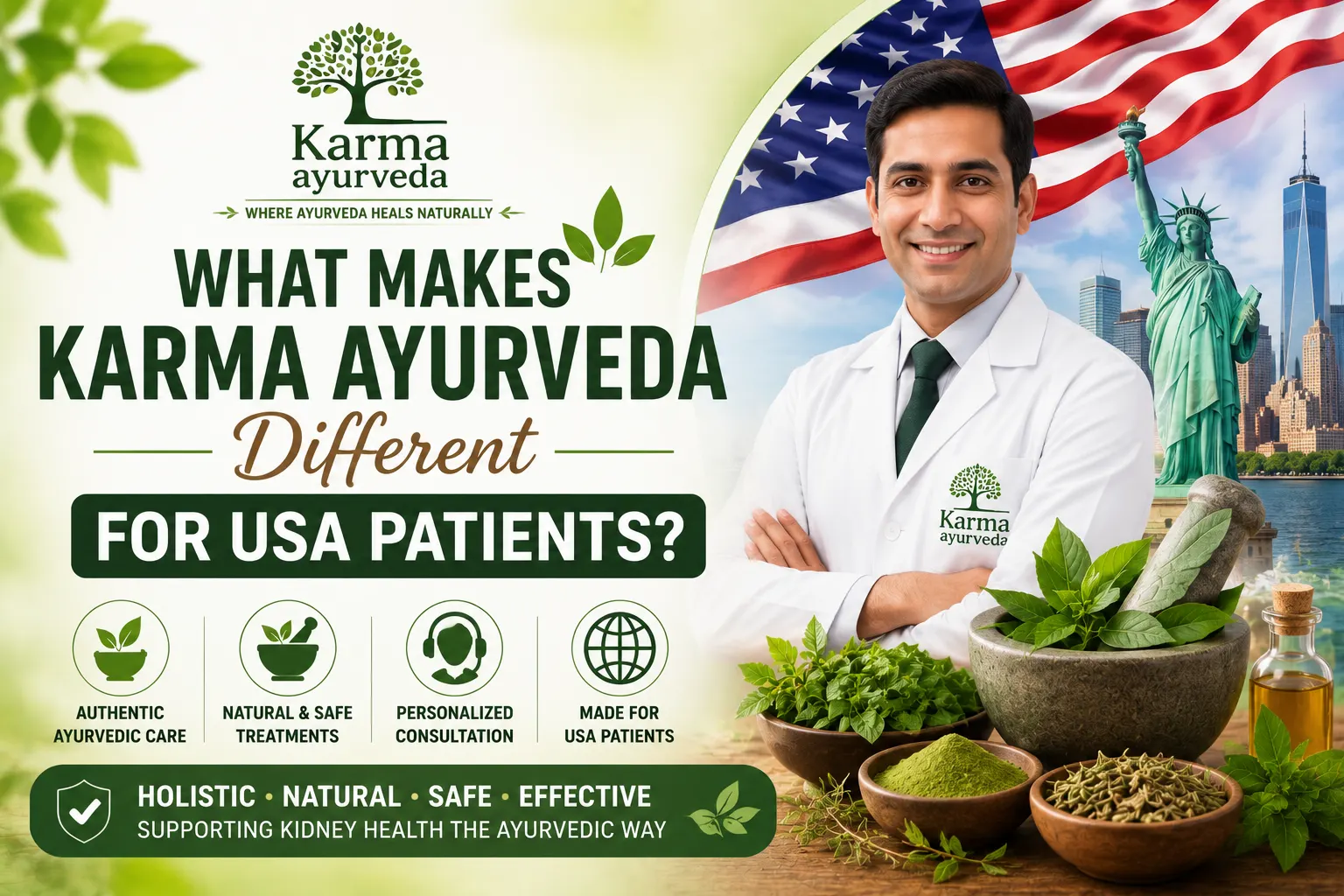 What Makes Karma Ayurveda Different for USA Patients?